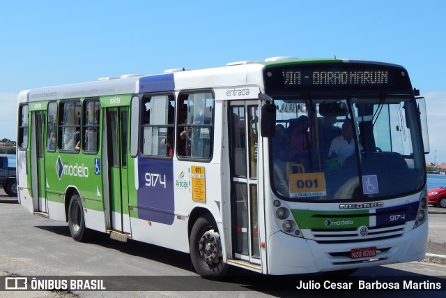 Viação Modelo 9174 na cidade de Aracaju, Sergipe, Brasil, por Julio Cesar  Barbosa Martins. Número da foto: #10309089.