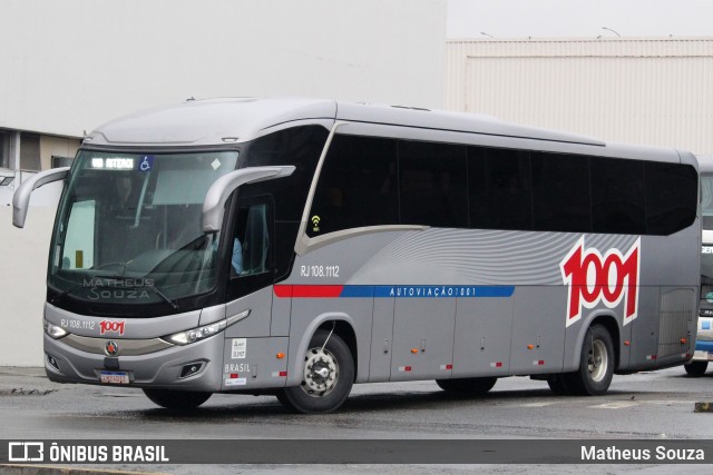 Auto Viação 1001 RJ 108.1112 na cidade de Rio de Janeiro, Rio de Janeiro, Brasil, por Matheus Souza. Número da foto: #10311736.