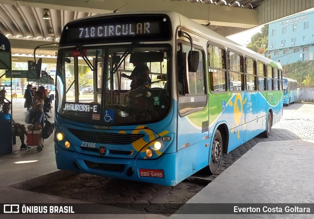 Nova Transporte 22186 na cidade de Cariacica, Espírito Santo, Brasil, por Everton Costa Goltara. Número da foto: #10310016.