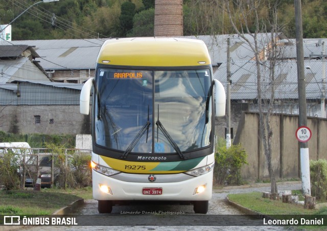 Empresa Gontijo de Transportes 19275 na cidade de Juiz de Fora, Minas Gerais, Brasil, por Leonardo Daniel. ID da foto: 10313378.