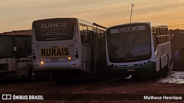 Aliança Transportes 1670 na cidade de Deodápolis, Mato Grosso do Sul, Brasil, por Matheus Henrique. ID da foto: 10312733.