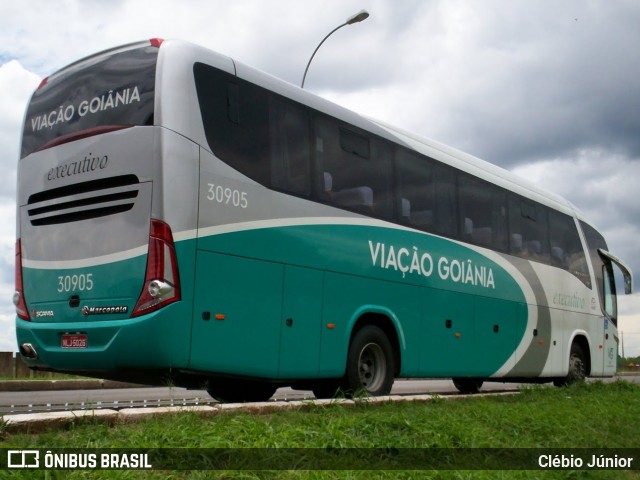 Viação Goiânia 30905 na cidade de Brasília, Distrito Federal, Brasil, por Clébio Júnior. ID da foto: 10313928.