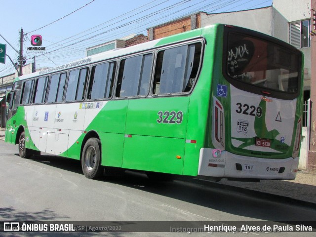 VB Transportes e Turismo 3229 na cidade de Campinas, São Paulo, Brasil, por Henrique Alves de Paula Silva. Número da foto: #10312391.