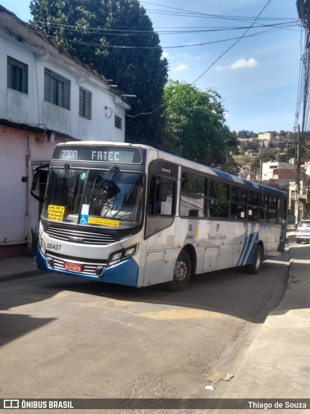 Viação Cidade de Caieiras 00427 na cidade de Franco da Rocha, São Paulo, Brasil, por Thiago de Souza. Número da foto: #10312971.