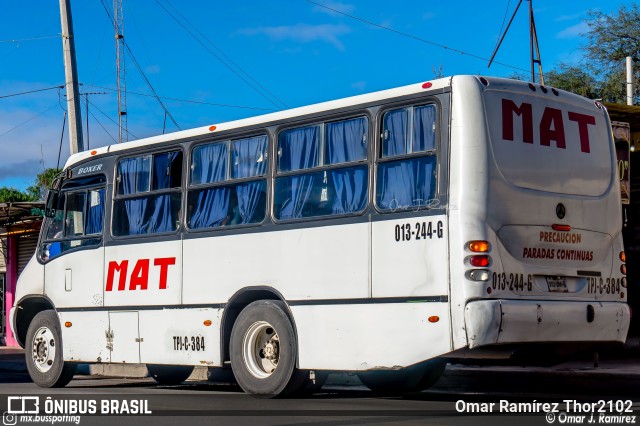 MAT - Autobuses México-Aculco-El Tepozán 384 na cidade de Tepetitlán, Hidalgo, México, por Omar Ramírez Thor2102. Número da foto: #10311985.