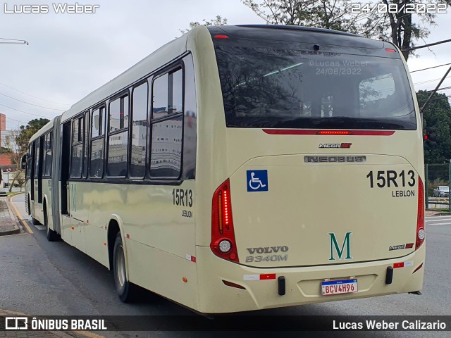 Leblon Transporte de Passageiros 15R13 na cidade de Curitiba, Paraná, Brasil, por Lucas Weber Calizario. ID da foto: 10315126.