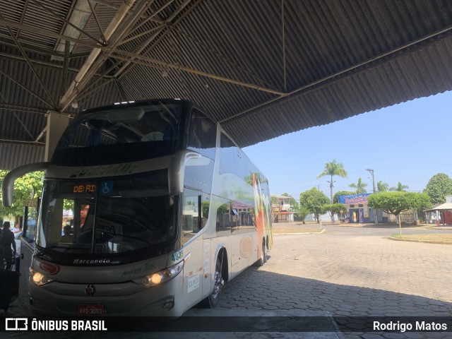 Eucatur - Empresa União Cascavel de Transportes e Turismo 4835 na cidade de Ouro Preto do Oeste, Rondônia, Brasil, por Rodrigo Matos. ID da foto: 10312402.