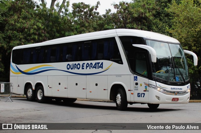 Viação Ouro e Prata 617 na cidade de São Paulo, São Paulo, Brasil, por Vicente de Paulo Alves. ID da foto: 10314292.