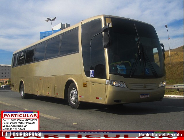 Ônibus Particulares 8529 na cidade de Aparecida, São Paulo, Brasil, por Paulo Rafael Peixoto. Número da foto: #10313933.