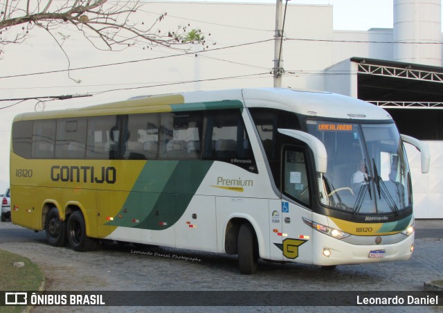 Empresa Gontijo de Transportes 18120 na cidade de Juiz de Fora, Minas Gerais, Brasil, por Leonardo Daniel. ID da foto: 10313815.