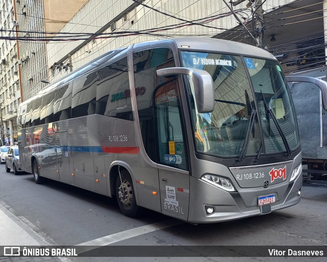 Auto Viação 1001 RJ 108.1236 na cidade de Duque de Caxias, Rio de Janeiro, Brasil, por Vitor Dasneves. Número da foto: #10314893.