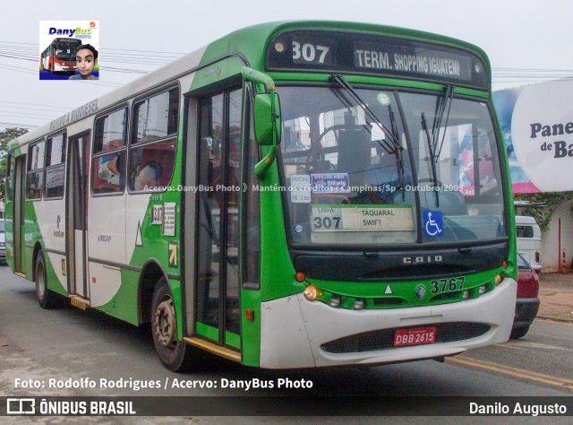 VB Transportes e Turismo 3767 na cidade de Campinas, São Paulo, Brasil, por Danilo Augusto. Número da foto: #10312056.