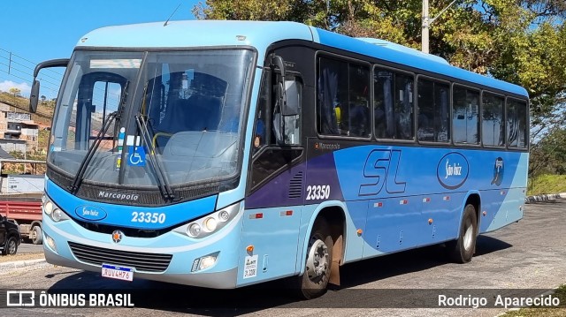 Viação São Luiz 23350 na cidade de Conselheiro Lafaiete, Minas Gerais, Brasil, por Rodrigo  Aparecido. Número da foto: #10313008.