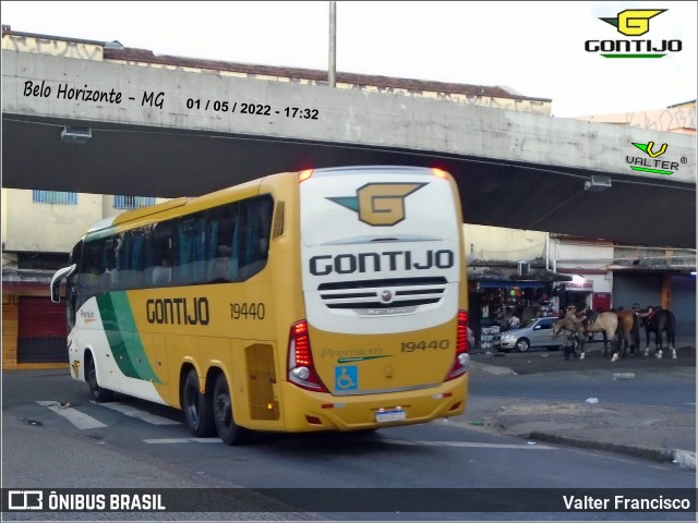 Empresa Gontijo de Transportes 19440 na cidade de Belo Horizonte, Minas Gerais, Brasil, por Valter Francisco. ID da foto: 10313152.