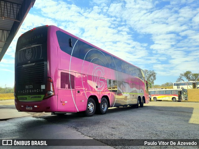 Viação Garcia 86125 na cidade de Ribeirão Preto, São Paulo, Brasil, por Paulo Vitor De Azevedo. ID da foto: 10316252.