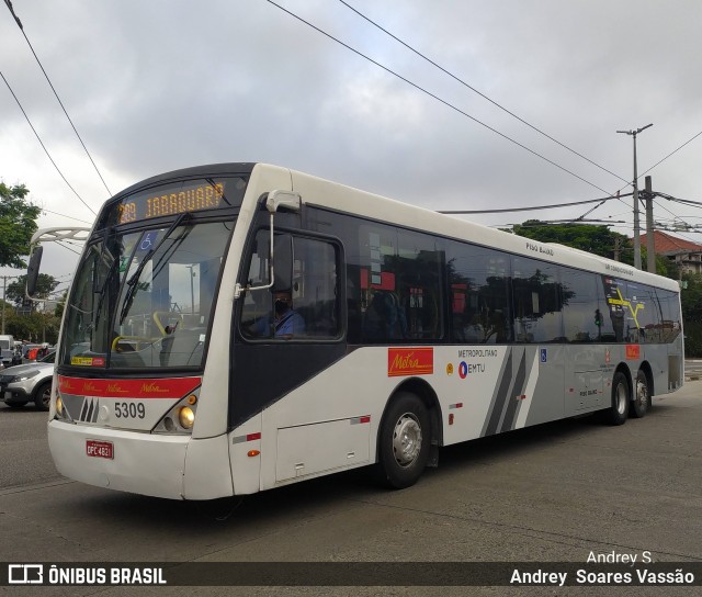 Metra - Sistema Metropolitano de Transporte 5309 na cidade de São Paulo, São Paulo, Brasil, por Andrey  Soares Vassão. Número da foto: #10315882.