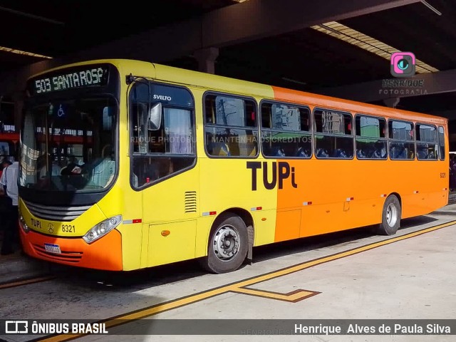TUPi Transportes Urbanos Piracicaba 8321 na cidade de Piracicaba, São Paulo, Brasil, por Henrique Alves de Paula Silva. Número da foto: #10315724.