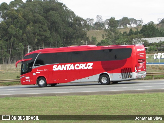 Viação Santa Cruz 24419 na cidade de Mairinque, São Paulo, Brasil, por Jonathan Silva. ID da foto: 10316200.