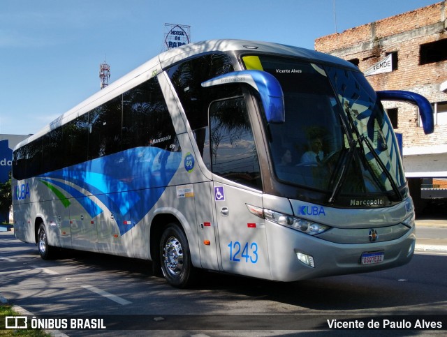 Kuba Turismo 1243 na cidade de Aparecida, São Paulo, Brasil, por Vicente de Paulo Alves. ID da foto: 10316030.