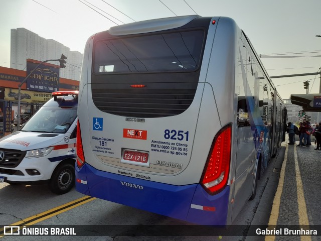 Next Mobilidade - ABC Sistema de Transporte 8251 na cidade de São Bernardo do Campo, São Paulo, Brasil, por Gabriel Brunhara. Número da foto: #10316079.