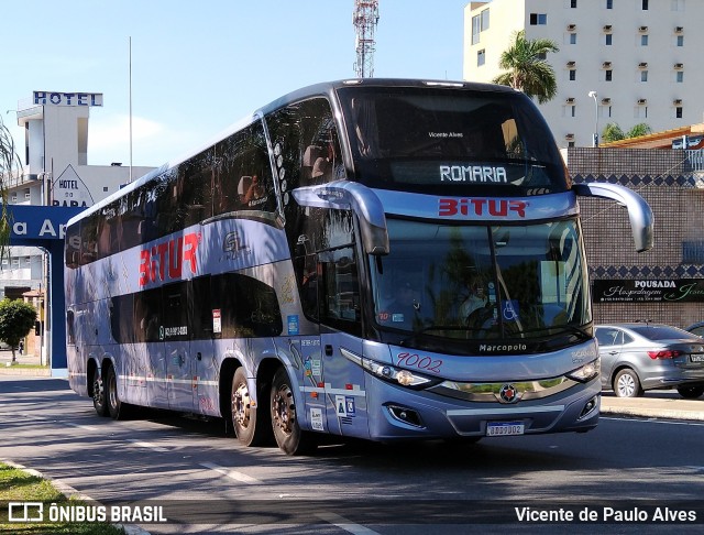 Bitur Transporte Coletivo e Turismo 9002 na cidade de Aparecida, São Paulo, Brasil, por Vicente de Paulo Alves. ID da foto: 10316042.