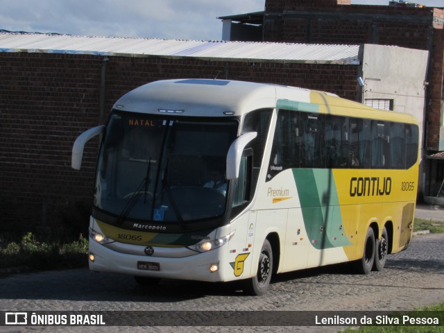 Empresa Gontijo de Transportes 18065 na cidade de Caruaru, Pernambuco, Brasil, por Lenilson da Silva Pessoa. ID da foto: 10317298.