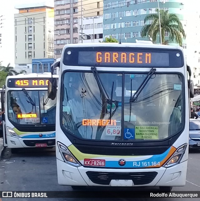 Transportes Santo Antônio RJ 161.164 na cidade de Duque de Caxias, Rio de Janeiro, Brasil, por Rodolfo Albuquerque. ID da foto: 10315545.