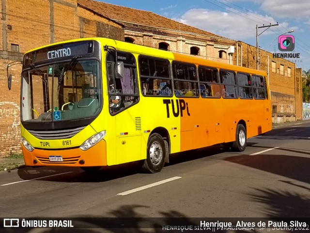 TUPi Transportes Urbanos Piracicaba 8161 na cidade de Piracicaba, São Paulo, Brasil, por Henrique Alves de Paula Silva. ID da foto: 10315727.