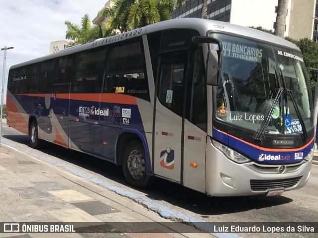 Viação Ideal B28728 na cidade de Rio de Janeiro, Rio de Janeiro, Brasil, por Luiz Eduardo Lopes da Silva. ID da foto: 10315755.