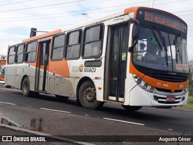Viação Mirante A02053 na cidade de Nova Iguaçu, Rio de Janeiro, Brasil, por Augusto César. Número da foto: #10315619.