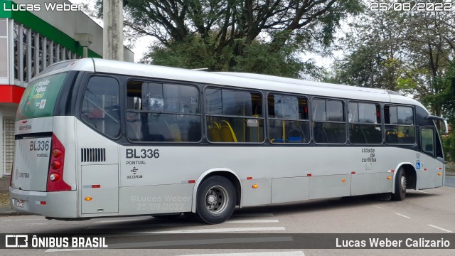 Transporte Coletivo Glória BL336 na cidade de Curitiba, Paraná, Brasil, por Lucas Weber Calizario. Número da foto: #10316468.