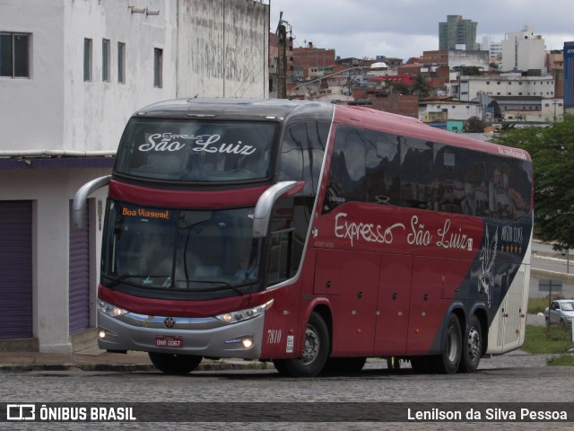 Expresso São Luiz 7810 na cidade de Caruaru, Pernambuco, Brasil, por Lenilson da Silva Pessoa. ID da foto: 10317590.