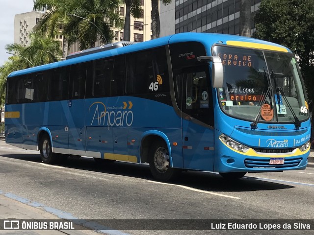 Viação Nossa Senhora do Amparo RJ 186.011 na cidade de Rio de Janeiro, Rio de Janeiro, Brasil, por Luiz Eduardo Lopes da Silva. Número da foto: #10315762.