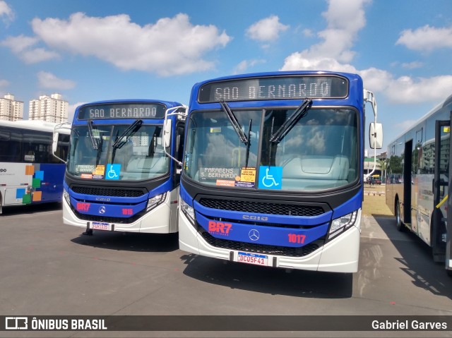 BR7 Mobilidade 1017 na cidade de São Bernardo do Campo, São Paulo, Brasil, por Gabriel Garves. ID da foto: 10317238.