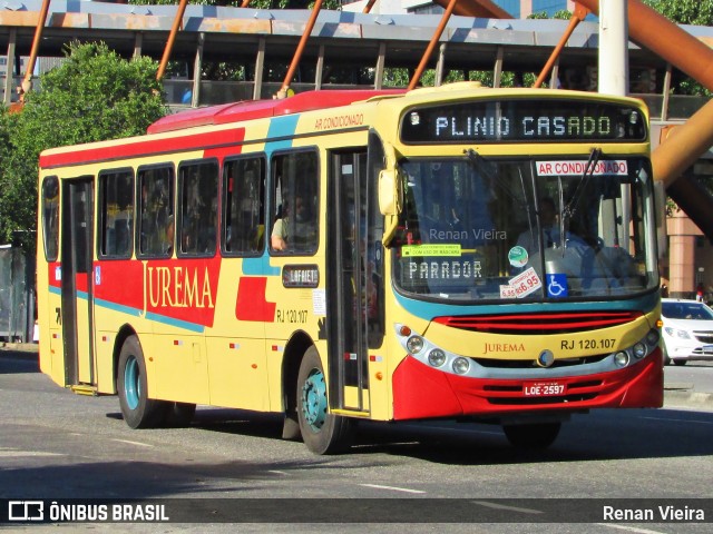 Auto Viação Jurema RJ 120.107 na cidade de Rio de Janeiro, Rio de Janeiro, Brasil, por Renan Vieira. Número da foto: #10316459.