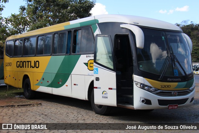 Empresa Gontijo de Transportes 3200 na cidade de Belo Horizonte, Minas Gerais, Brasil, por José Augusto de Souza Oliveira. ID da foto: 10316608.