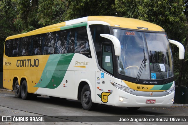 Empresa Gontijo de Transportes 18355 na cidade de São Paulo, São Paulo, Brasil, por José Augusto de Souza Oliveira. ID da foto: 10316657.