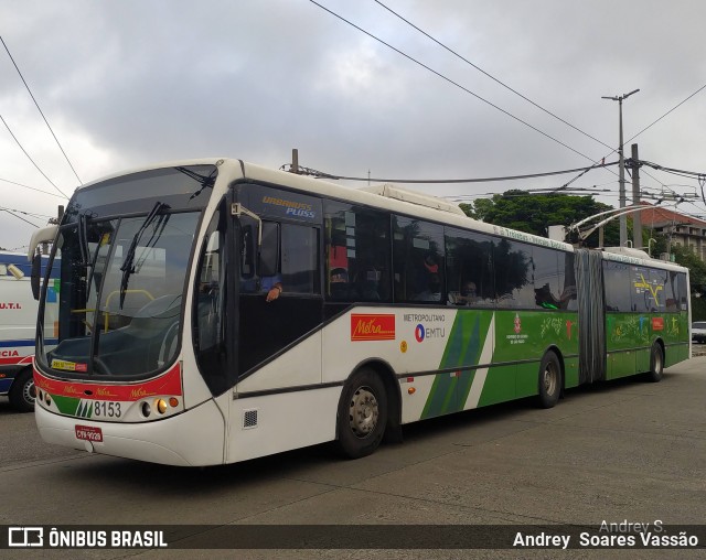 Metra - Sistema Metropolitano de Transporte 8153 na cidade de São Paulo, São Paulo, Brasil, por Andrey  Soares Vassão. Número da foto: #10315875.