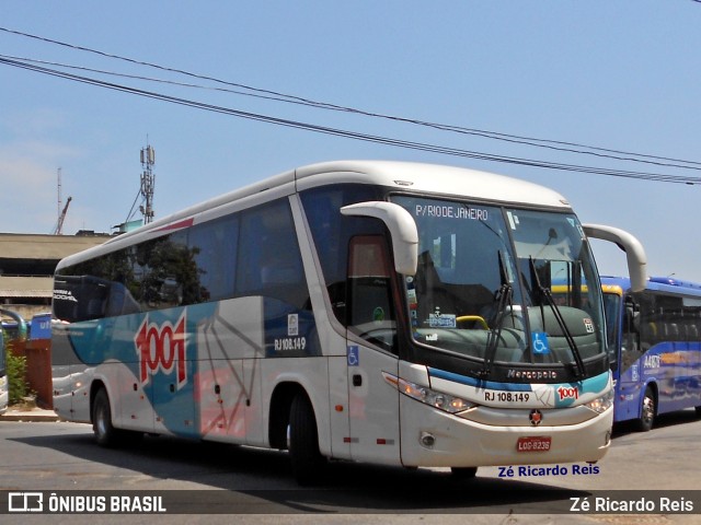 Auto Viação 1001 RJ 108.149 na cidade de Rio de Janeiro, Rio de Janeiro, Brasil, por Zé Ricardo Reis. Número da foto: #10317303.