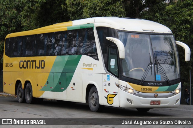 Empresa Gontijo de Transportes 18365 na cidade de São Paulo, São Paulo, Brasil, por José Augusto de Souza Oliveira. ID da foto: 10316650.