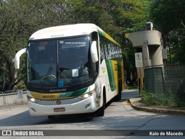 Empresa Gontijo de Transportes 18220 na cidade de São Paulo, São Paulo, Brasil, por Kaio de Macedo. ID da foto: 10316921.