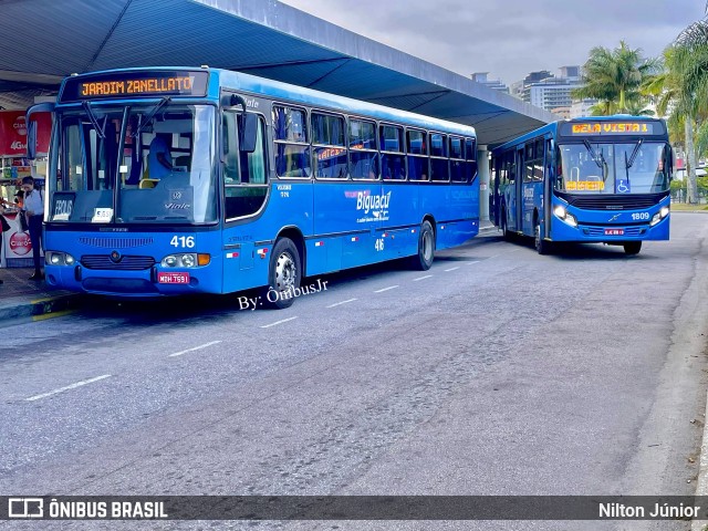 Biguaçu Transportes Coletivos Administração e Participação 416 na cidade de Florianópolis, Santa Catarina, Brasil, por Nilton Júnior. ID da foto: 10315585.