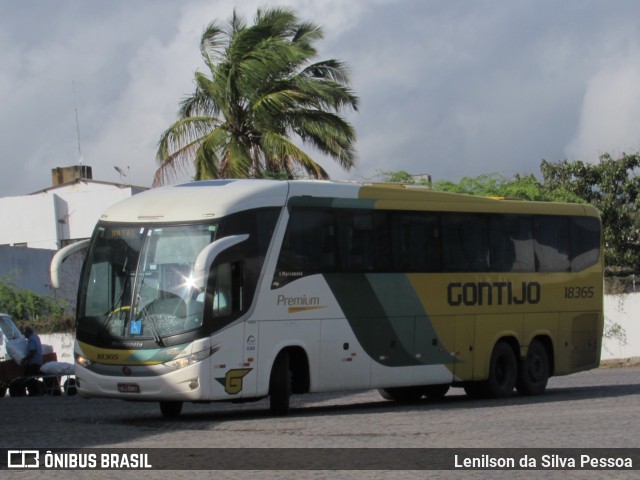 Empresa Gontijo de Transportes 18365 na cidade de Caruaru, Pernambuco, Brasil, por Lenilson da Silva Pessoa. Número da foto: #10316990.