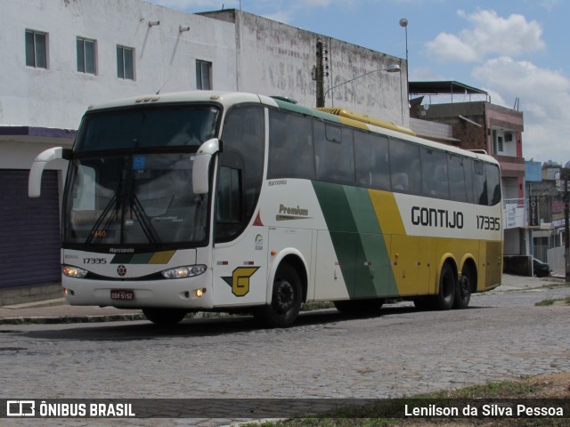 Empresa Gontijo de Transportes 17335 na cidade de Caruaru, Pernambuco, Brasil, por Lenilson da Silva Pessoa. ID da foto: 10317242.