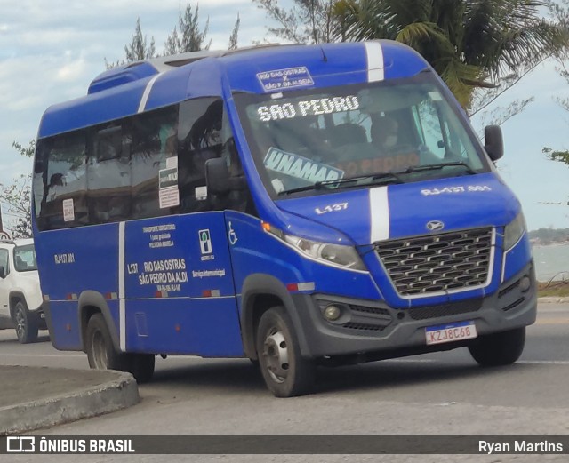 DETRO-RJ Serviço Intermunicipal RJ 137.001 na cidade de Rio das Ostras, Rio de Janeiro, Brasil, por Ryan Martins. Número da foto: #10317355.