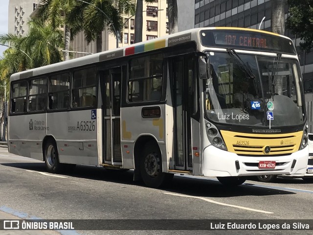 Erig Transportes > Gire Transportes A63526 na cidade de Rio de Janeiro, Rio de Janeiro, Brasil, por Luiz Eduardo Lopes da Silva. Número da foto: #10315765.