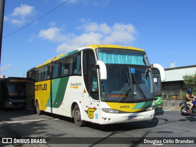 Empresa Gontijo de Transportes 14105 na cidade de Belo Horizonte, Minas Gerais, Brasil, por Douglas Célio Brandao. ID da foto: 10316226.