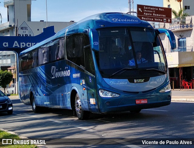 Divinéia Turismo 9000 na cidade de Aparecida, São Paulo, Brasil, por Vicente de Paulo Alves. Número da foto: #10320680.