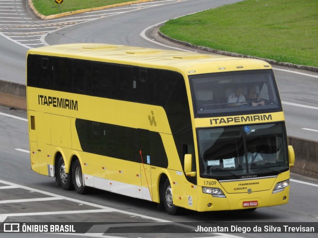 Viação Itapemirim 17609 na cidade de Lavrinhas, São Paulo, Brasil, por Jhonatan Diego da Silva Trevisan. ID da foto: 10318601.