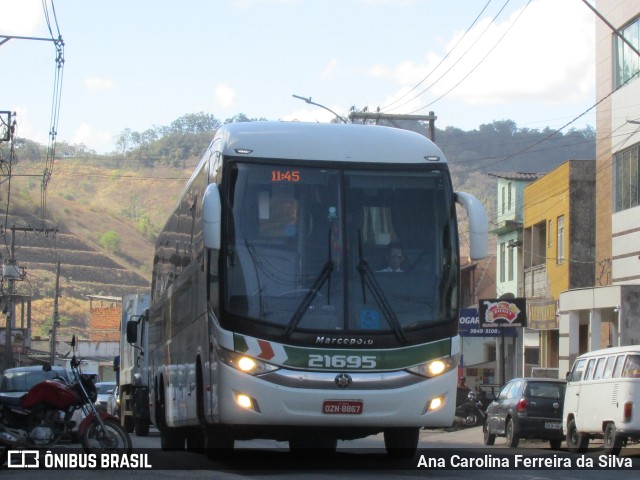 Empresa Gontijo de Transportes 21695 na cidade de Timóteo, Minas Gerais, Brasil, por Ana Carolina Ferreira da Silva. ID da foto: 10320922.